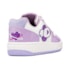 Tênis Casual Dos Rosa Katlen Feminino Infantil Branco e Lilás