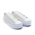 Tênis Casual Flat Converse Feminino Bege Claro