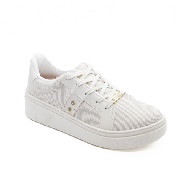 Tênis Casual Flat Vizzano Feminino Natural