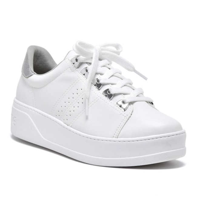 Tênis Casual Flatform Feminino Branco