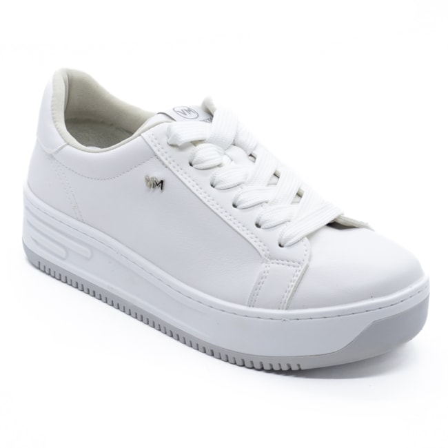 Tênis Casual Flatform Via Marte Feminino Branco