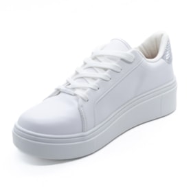 Tênis Casual Flatform Vizzano Feminino Branco