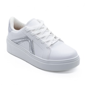 Tênis Casual Flatform Vizzano Feminino Branco