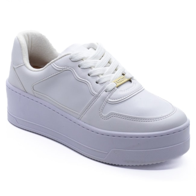 Tênis Casual Flatform Vizzano Feminino Branco
