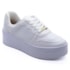 Tênis Casual Flatform Vizzano Feminino Branco