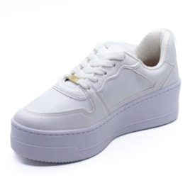 Tênis Casual Flatform Vizzano Feminino Branco