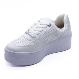 Tênis Casual Flatform Vizzano Feminino Branco