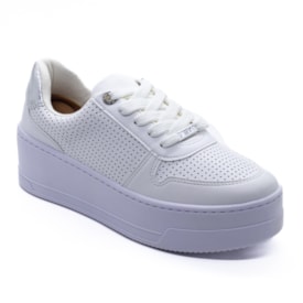 Tênis Casual Flatform Vizzano Feminino Branco