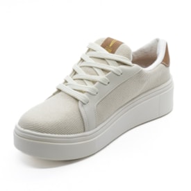 Tênis Casual Flatform Vizzano Feminino Natural