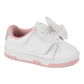 Tênis Casual Infantil Molekinha Feminino Branco