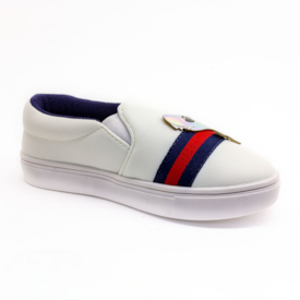 Tênis Casual Infantil Pequenina Feminino Branco
