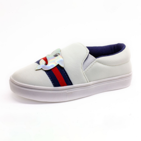 Tênis Casual Infantil Pequenina Feminino Branco