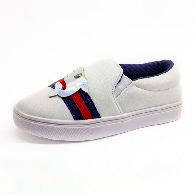 Tênis Casual Infantil Pequenina Feminino Branco