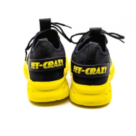 Tênis Casual Jet Crazy Jogging Masculino Preto