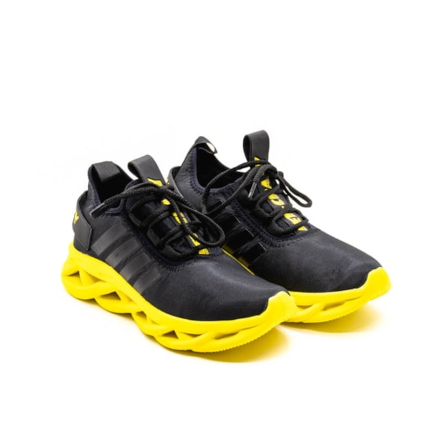 Tênis Casual Jet Crazy Jogging Masculino Preto