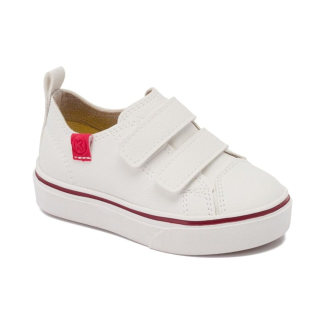 Tenis Casual Klin Infantil Masculino Branco