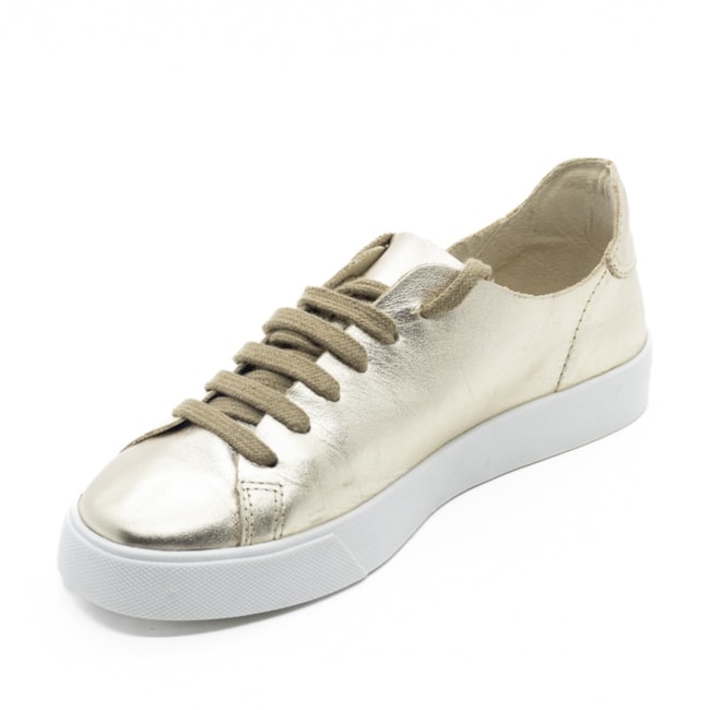 Tenis Casual Lu Rezende Feminino Champanhe