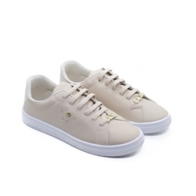 Tênis Casual Lu Rezende Feminino Creme