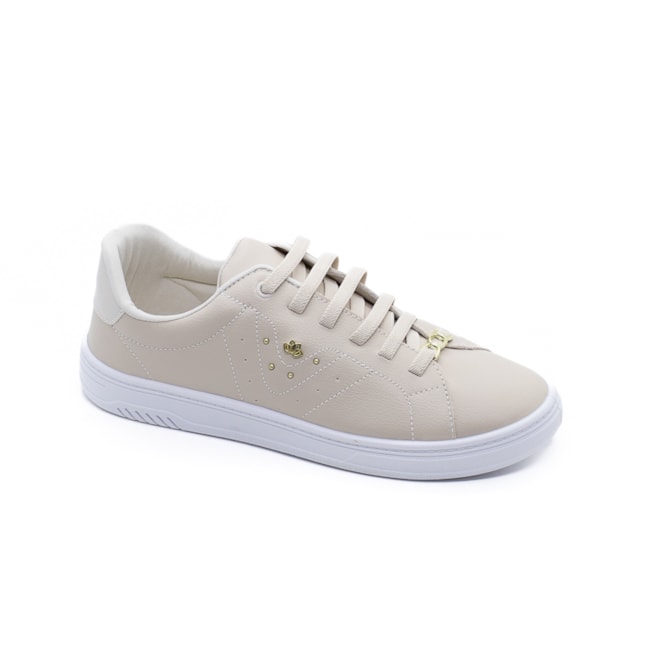 Tênis Casual Lu Rezende Feminino Creme