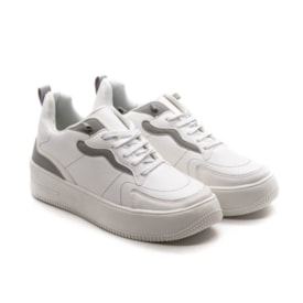 Tênis Casual Lu Rezende Feminino  e Branco
