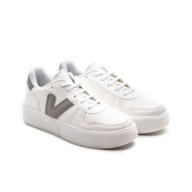Tênis Casual Lu Rezende Feminino  e Branco