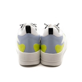 Tênis Casual Lu Rezende Feminino  e Limao Branco