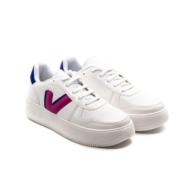 Tênis Casual Lu Rezende Feminino  e Pink Branco
