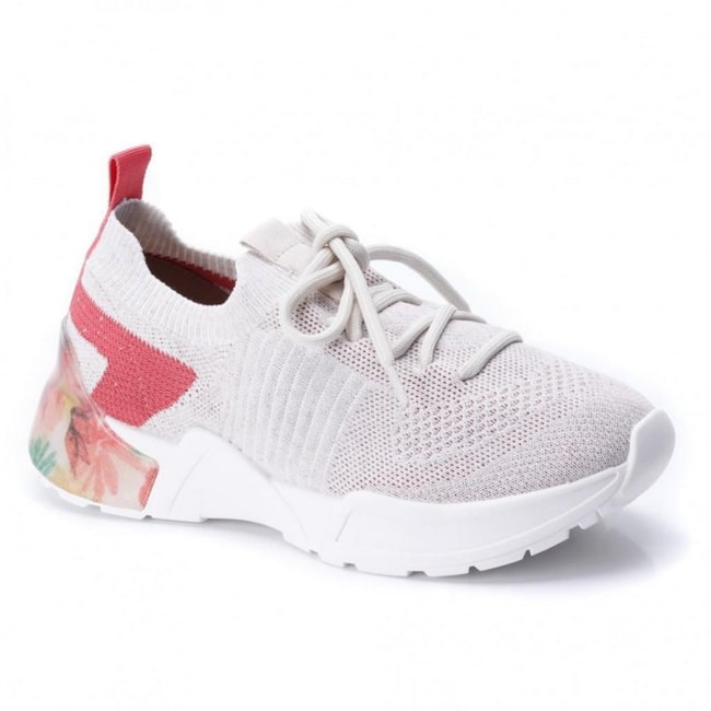 Tênis Casual Lu Rezende Feminino Goiaba