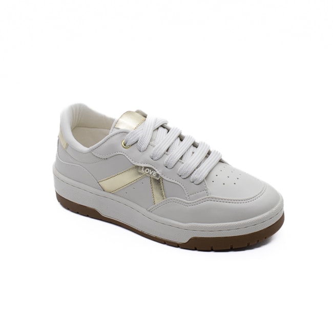 Tênis Casual Lu Rezende Feminino Off White