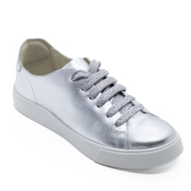 Tenis Casual Lu Rezende Feminino Prata