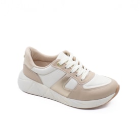 Tênis Casual Modare Feminino Branco Off