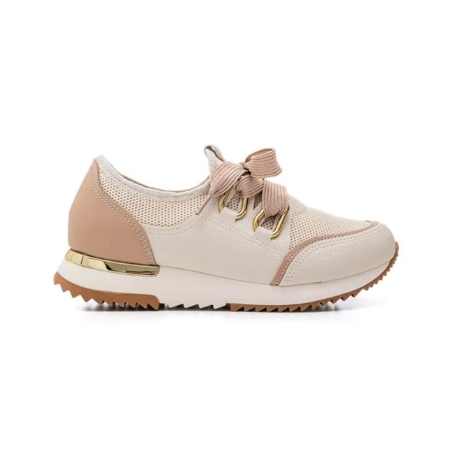 Tênis Casual Modare Feminino Branco Off