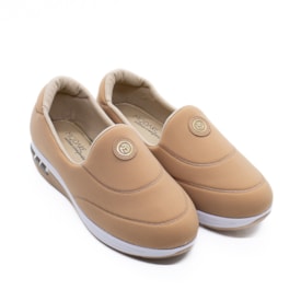 Tênis Casual Modare Slip On Feminino Nude