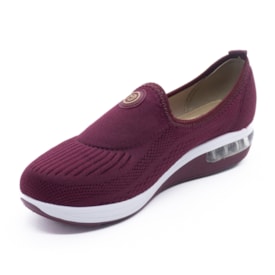 Tenis Casual Modare Ultraconforto Gel Feminino Vinho