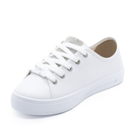 Tenis Casual Moleca Feminino Branco