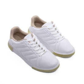 Tênis Casual Moleca Feminino Branco