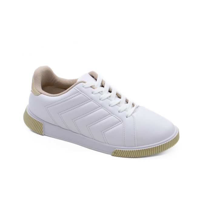 Tênis Casual Moleca Feminino Branco