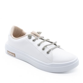 Tênis Casual Moleca Feminino Branco