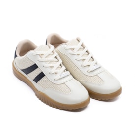 Tênis Casual Moleca Feminino Creme
