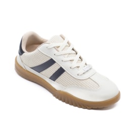 Tênis Casual Moleca Feminino Creme