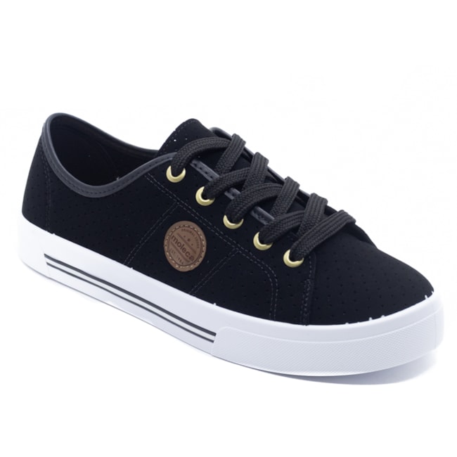 Tênis Casual Moleca Feminino Preto