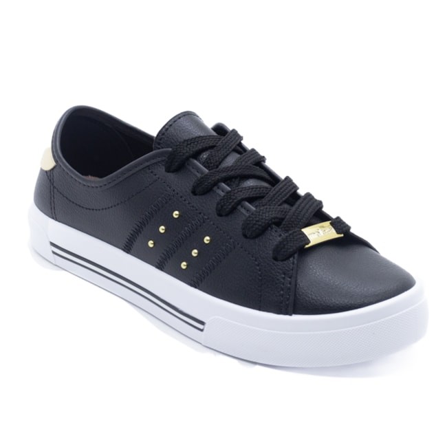 Tênis Casual Moleca Feminino Preto