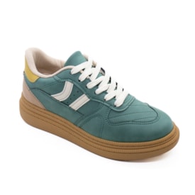 Tênis Casual Moleca Feminino Verde Escuro