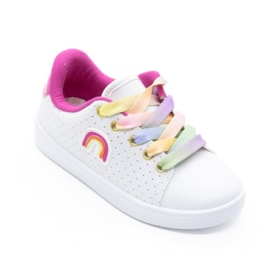 Tenis Casual Molekinha Infantil Feminino Branco