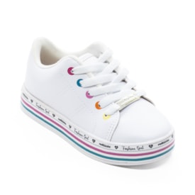 Tenis Casual Molekinha Infantil Feminino Branco