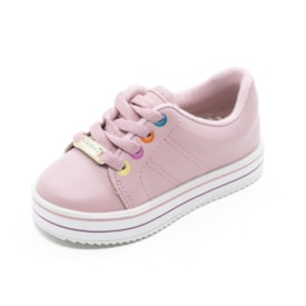 Tenis Casual Molekinha Infantil Feminino Rosa