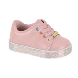 Tênis Casual Molekinha Infantil Feminino Rosa