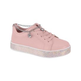 Tênis Casual Molekinha Infantil Feminino Rosa