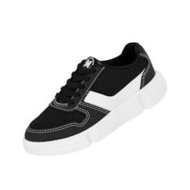 Tênis Casual Molekinho Infantil Feminino Preto