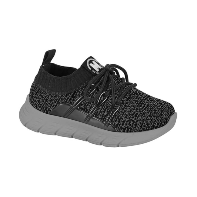 Tênis Casual Molekinho Infantil Masculino Preto
